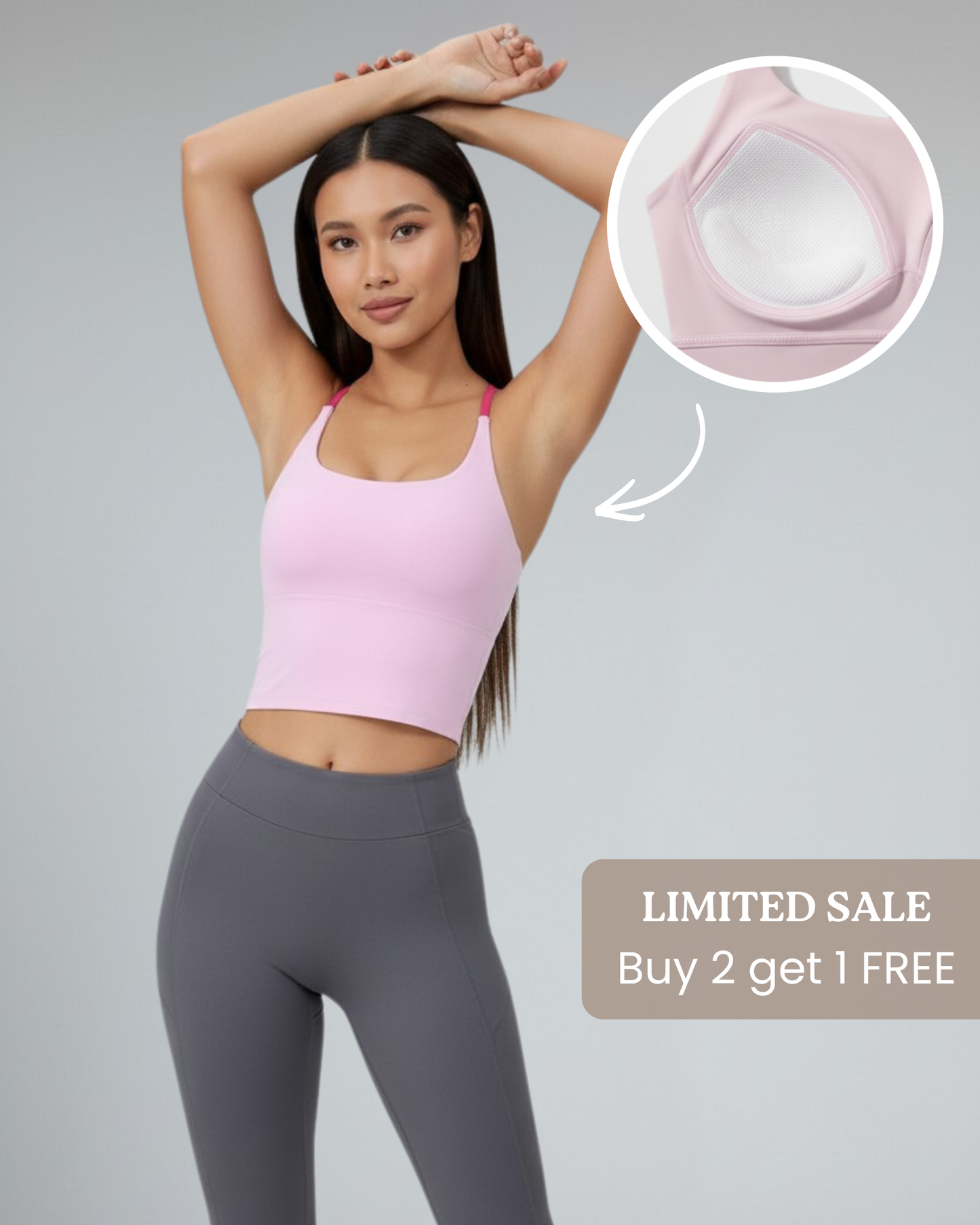 Valaraa Braless Sport Tank